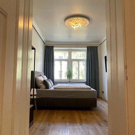 לייפציג Soul-Apartment Balkon Privatparkplatz 2 Boxspringbetten 55Zoll Tv Wlan מראה חיצוני תמונה